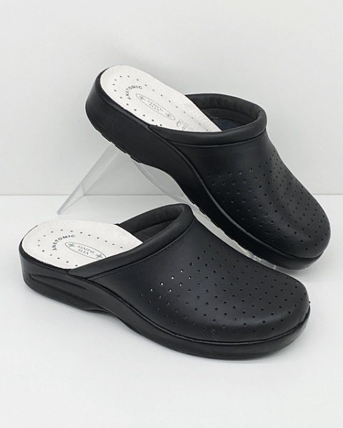 Sanital Anatomico 1351 – Scarpe Donna In Pelle, Taglia 40, Modello Sanitario Leggero, Senza Chiusura, Larghezza Normale - 5
